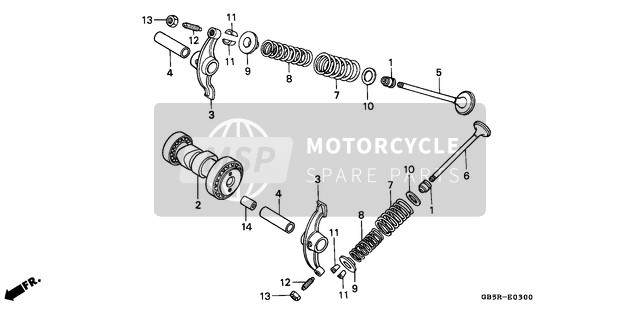 90206001000, Nut, Tappet Adjusting, Honda, 0